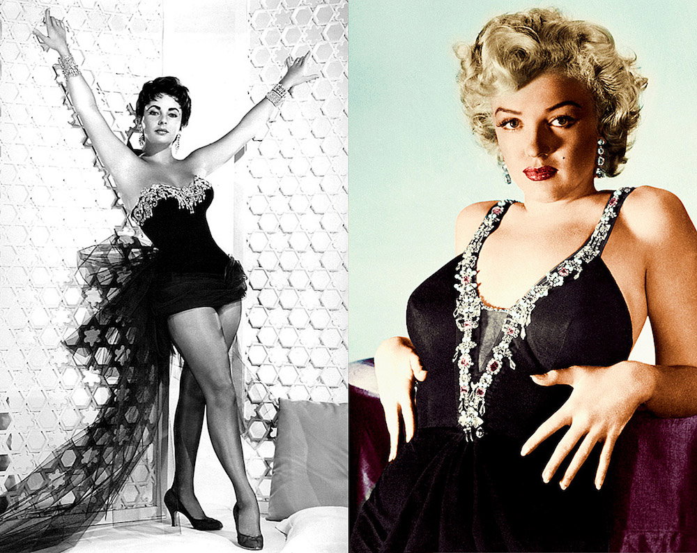 Marilyn Monroe, Elizabeth Taylor
