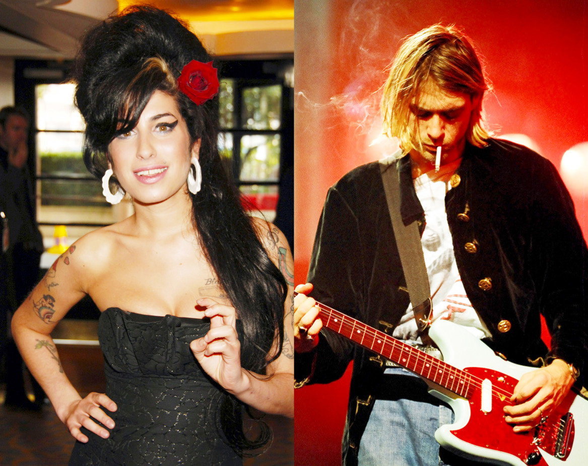 Klub 27, Amy Winehouse, Kurt Cobain