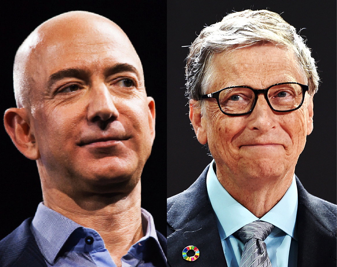 Jeff Bezos, Bill Gates, najbogatsi ludzie świata