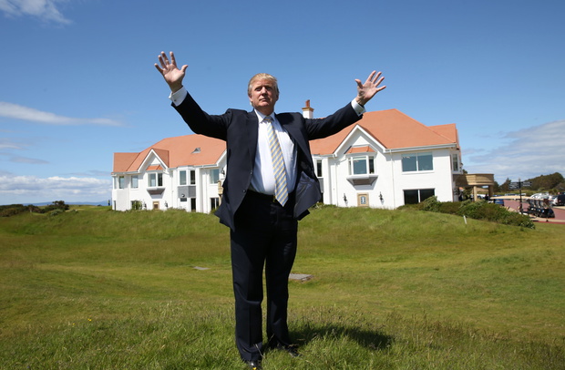 Donald Trump Visits Turnberry Golf Club