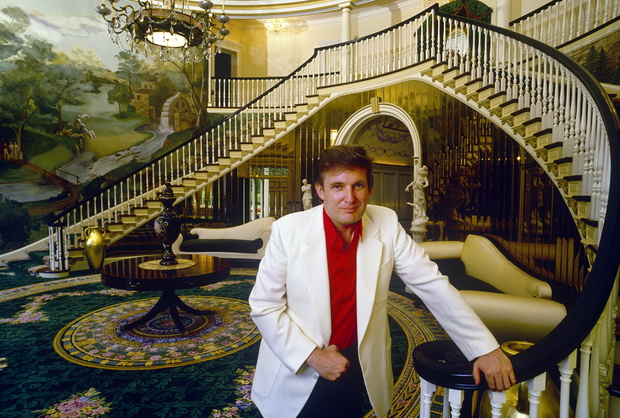 Donald Trump in Greenwich Mansion