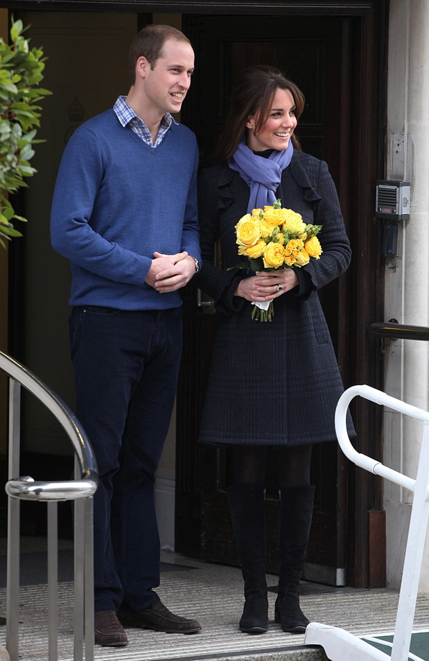 Duchess Of Cambridge Leaves The King Edwards VII Hospital