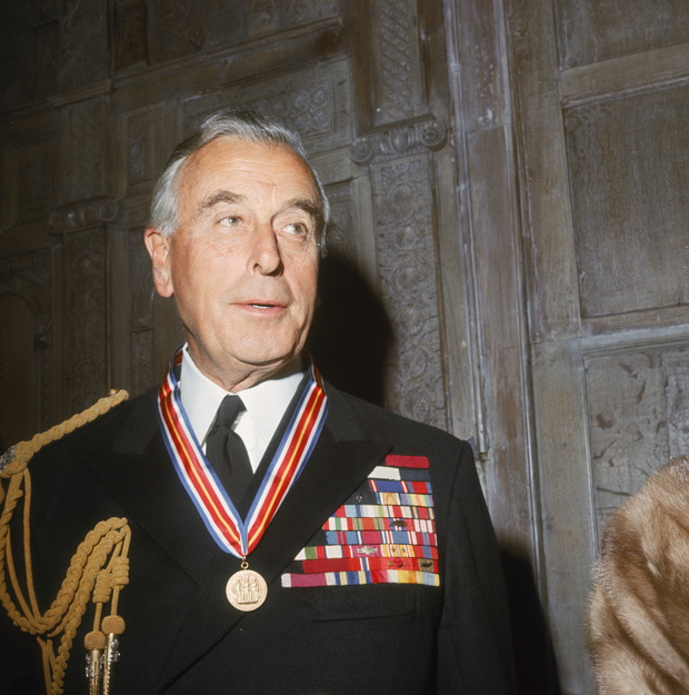 Mountbatten With Medal