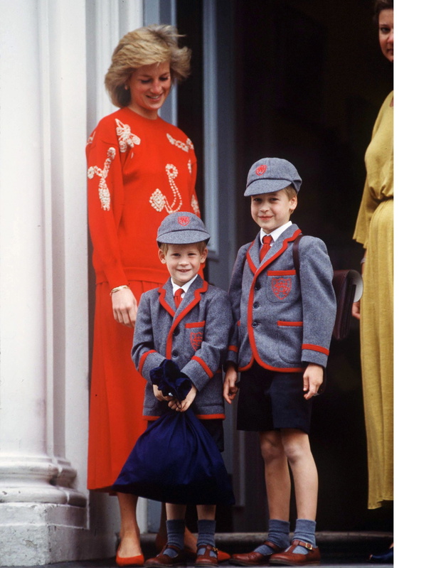 Diana, William And Harry School