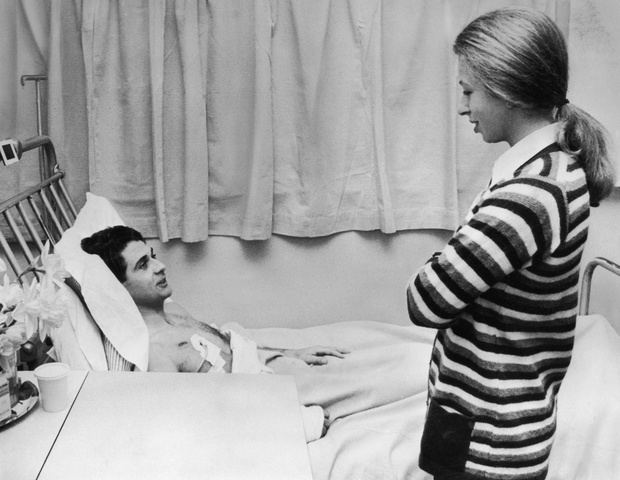 Anne Visits Wounded Bodyguard
