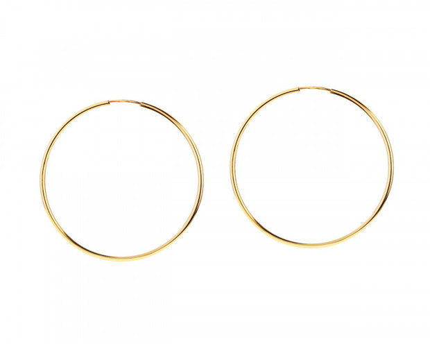 Złote kolczyki koła 45 mm – 559 zł