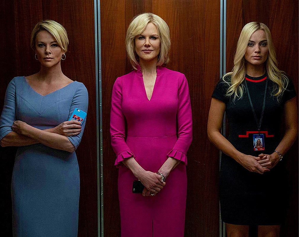 Film Bombshell, Charlize Theron, Nicole Kidman, Margot Robbie