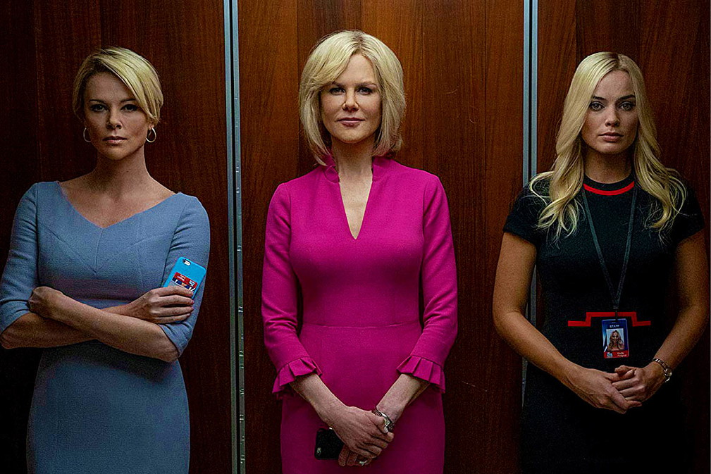 Film Bombshell, Charlize Theron, Nicole Kidman, Margot Robbie