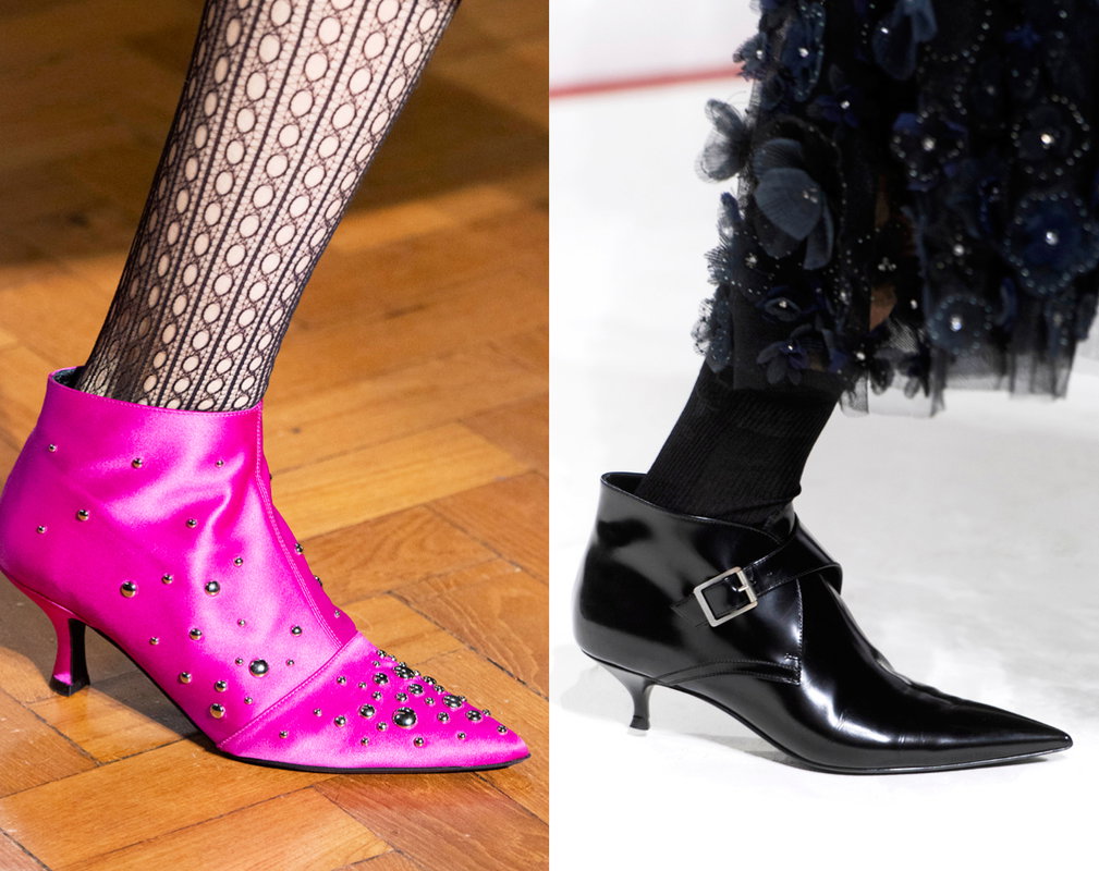 trendy z wybiegów, botki na jesień 2019