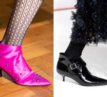 trendy z wybiegów, botki na jesień 2019