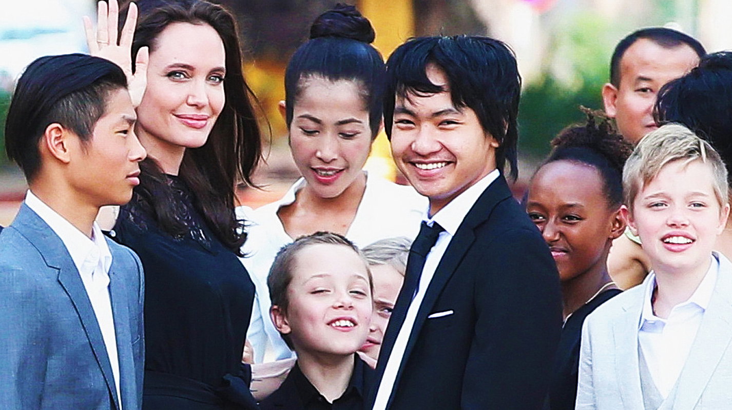 Angelina Jolie z dziećmi