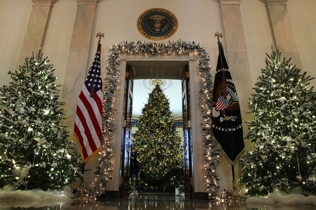 The White House Previews Its Holiday Decorations