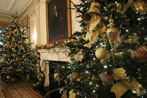The White House Previews Its Holiday Decorations