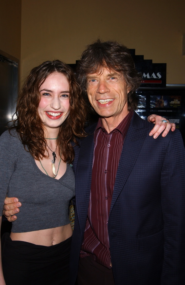 Mick Jagger and his daughter, Elizabeth, are on hand at the