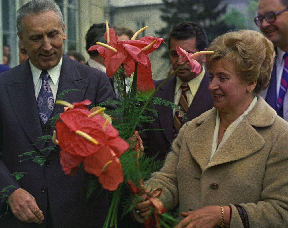 pap_19740506_01H, Edward Gierek, Stanisława Gierek