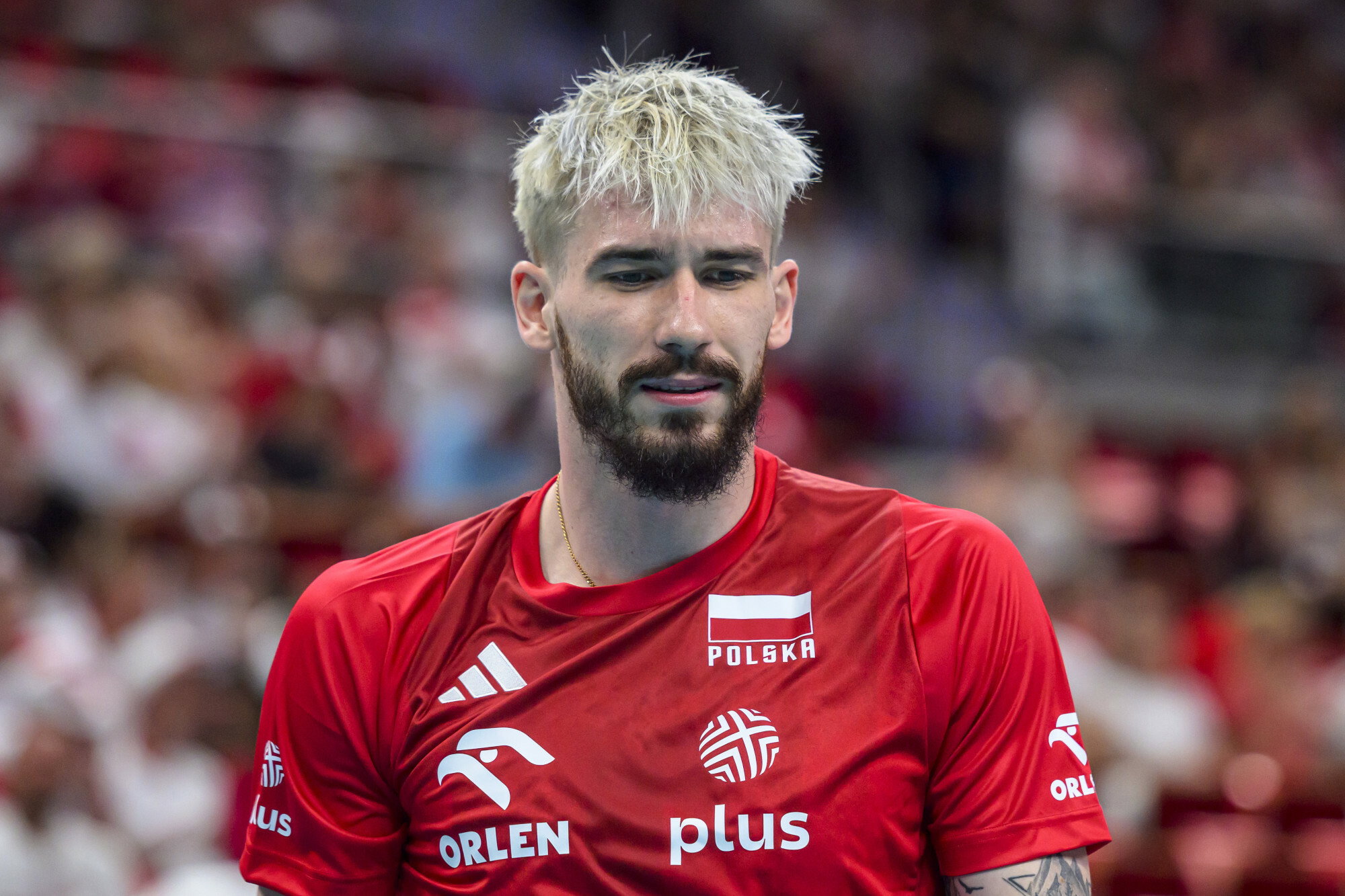 Tomasz Fornal, mecz Polska-USA, 21.07.2024, Gdańsk Ergo Arena