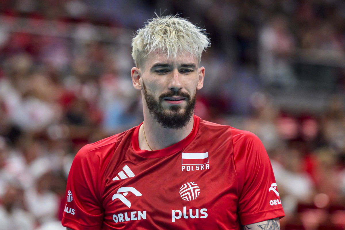 Tomasz Fornal, mecz Polska-USA, 21.07.2024, Gdańsk Ergo Arena