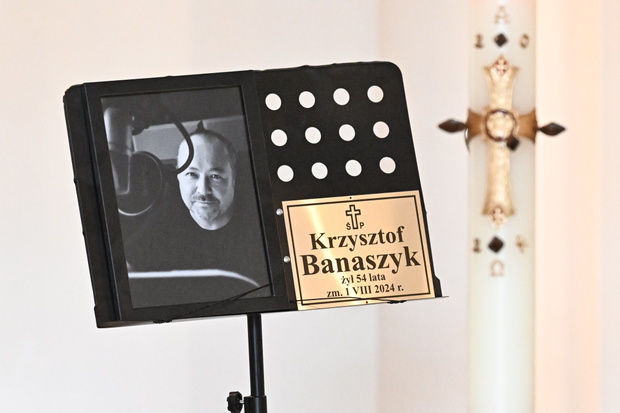 Krzysztof Banaszyk, Pogrzeb Krzysztofa Banaszyka fot. PAP/Radek Pietruszka