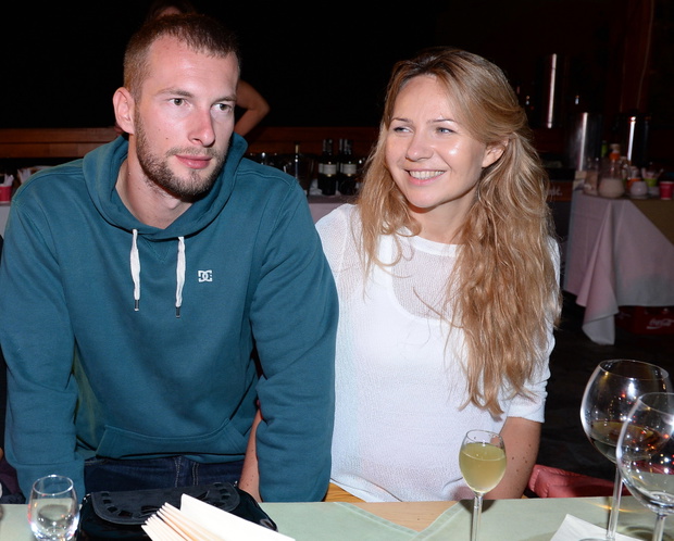 Anna Guzik z mezem Wojciech Tylka