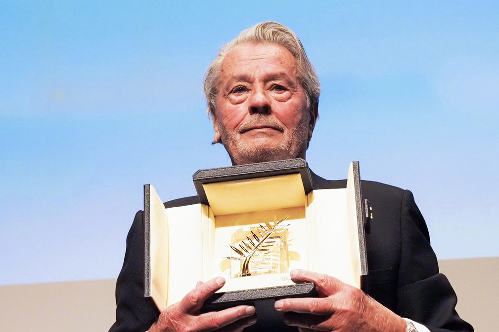Alain Delon odebrał honorową Złotą Palmę w Cannes