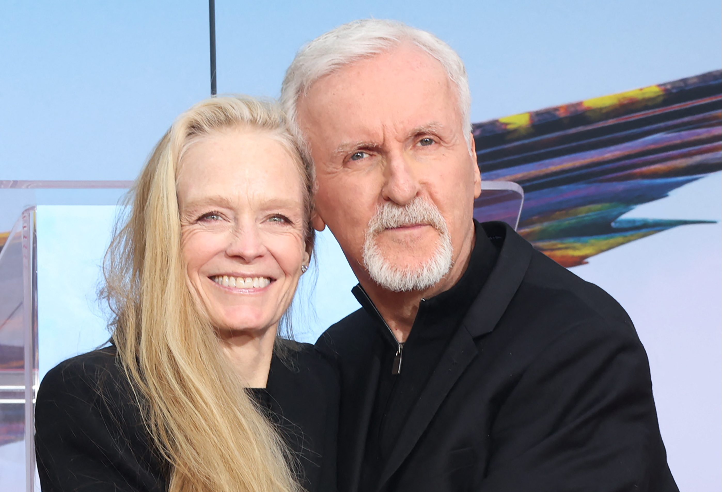 James Cameron And Jon Landau Hand And Footprint In Cement Ceremony - LA