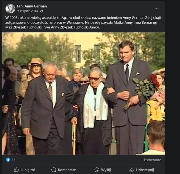Zbigniew Tucholski, Zbigniew Tucholski Junior, screen