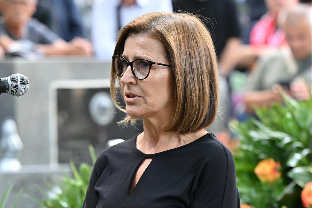 Małgorzata Drewniak-Smuda, Kraków 22.08.2024. Pogrzeb Franciszka Smudy