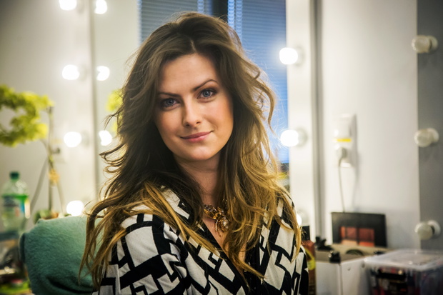 Laura Breszka, Warszawa, 24.02.2016. "Singielka" - plan serialu