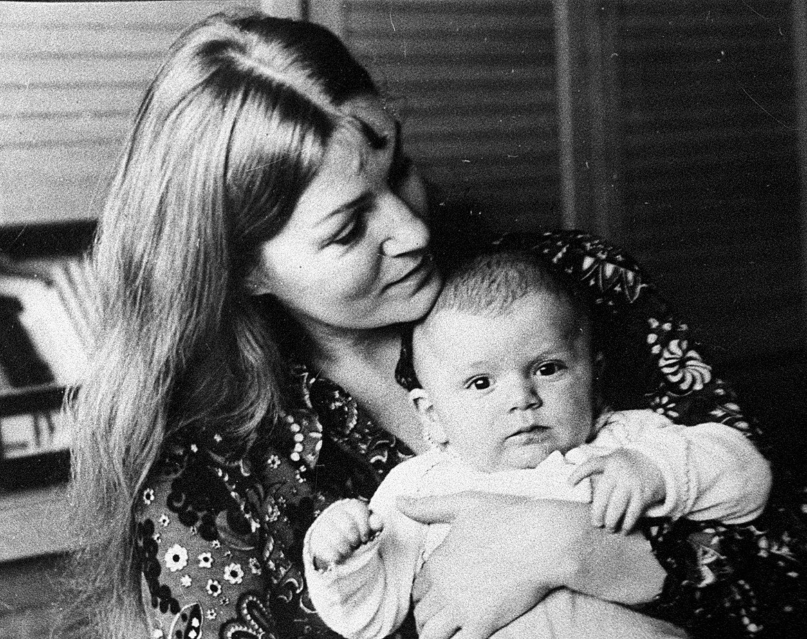 Anna German, syn Zbigniew Tucholski junior, Warszawa, 1976 rok