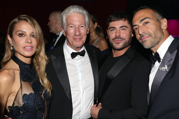 Alejandra Gere, Richard Gere, Zac Efron, Mohammed, festiwal w Wenecji, Włochy, 01.09.2024 rok