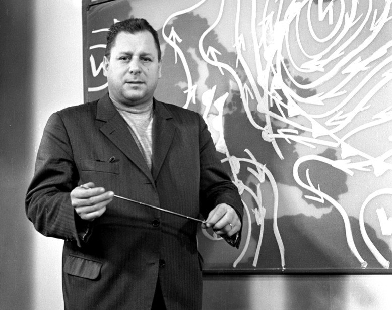 Czesław Nowicki, Wicherek, prezenter pogody TVP, około 1971 roku