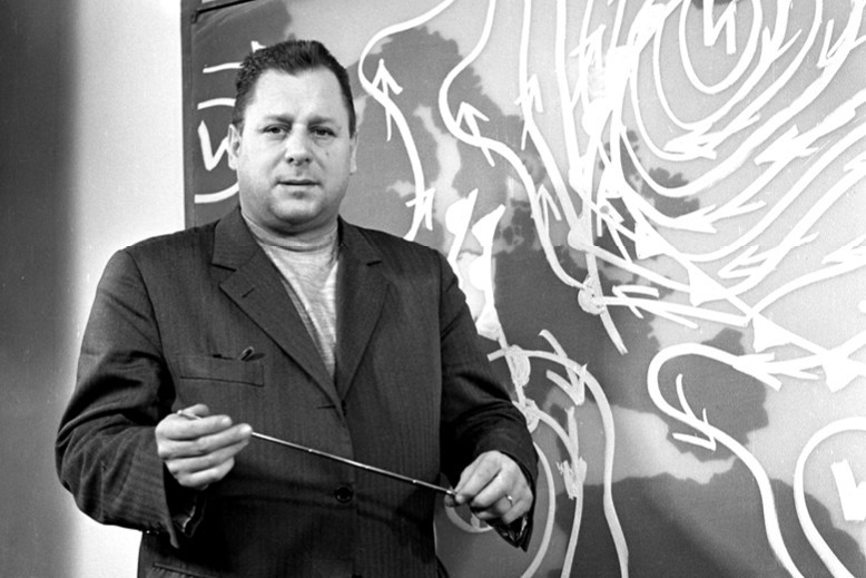 Czesław Nowicki, Wicherek, prezenter pogody TVP, około 1971 roku