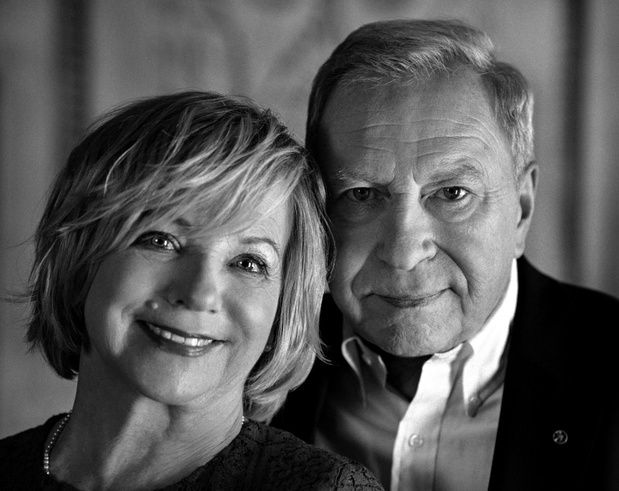 Barbara Stuhr, Jerzy Stuhr, VIVA! 25/2016, czarno-biały