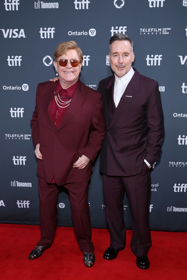 Elton John, mąż David Furnish, festiwal filmowy w Toronto, światowa premiera dokumentu „Elton John: Never Too Late”, 07.09.2024 rok