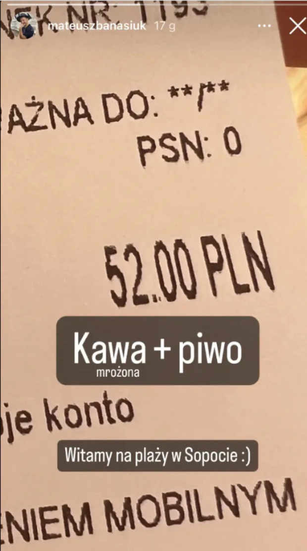 Mateusz Banasiuk, paragon grozy z Sopotu