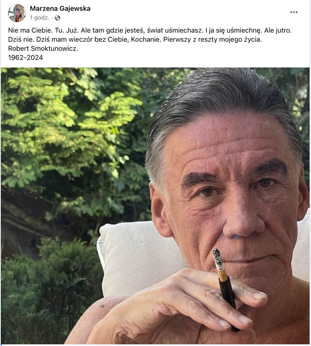 Robert Smoktunowicz nie żyje