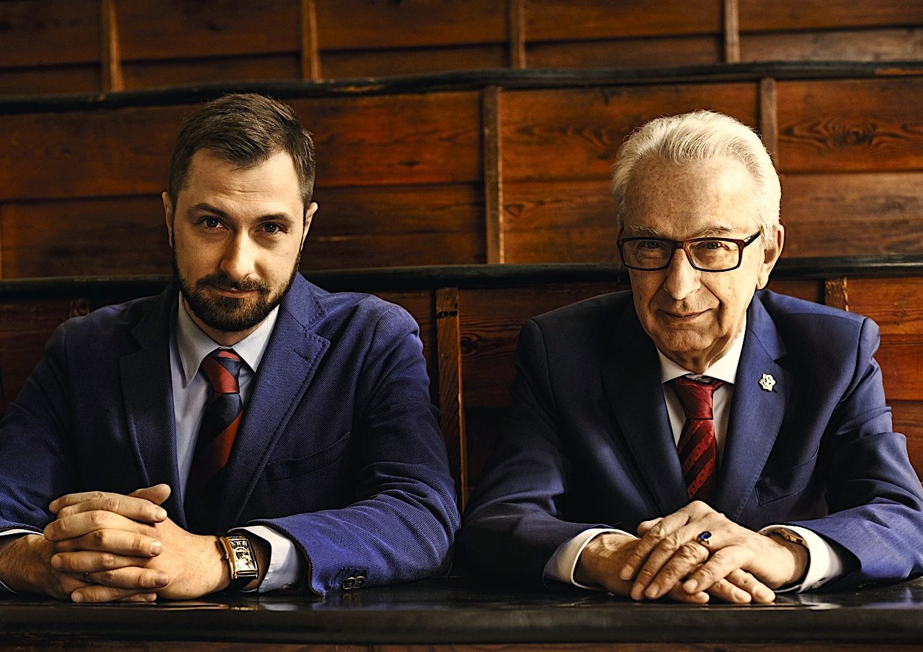 Zbigniew Lew-Starowicz, Michał Lew-Starowicz, sesja dla magazynu VIVA!, listopad 2016 23/2016 JAMNIK