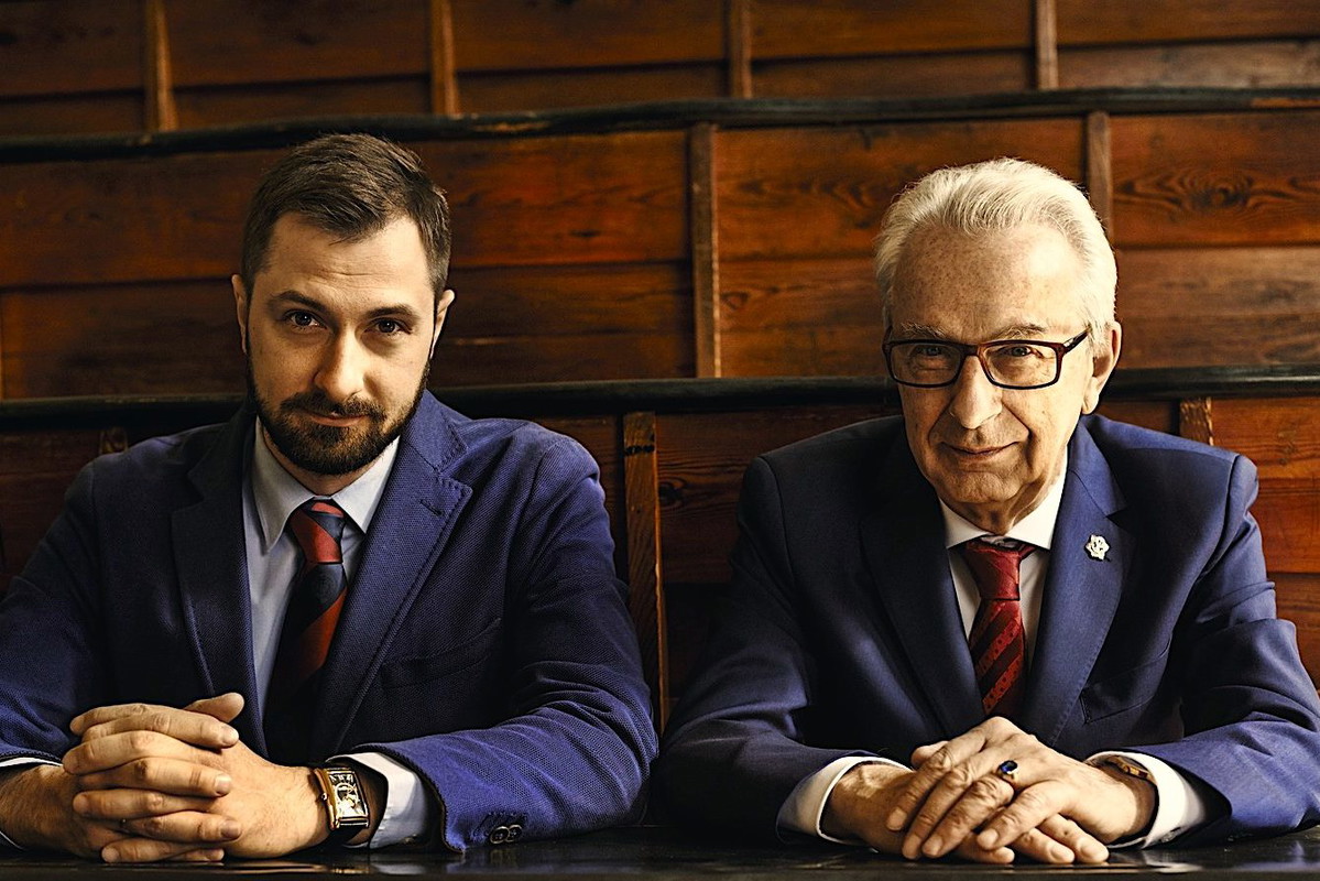 Zbigniew Lew-Starowicz, Michał Lew-Starowicz, sesja dla magazynu VIVA!, listopad 2016 23/2016 JAMNIK