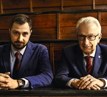 Zbigniew Lew-Starowicz, Michał Lew-Starowicz, sesja dla magazynu VIVA!, listopad 2016 23/2016 JAMNIK