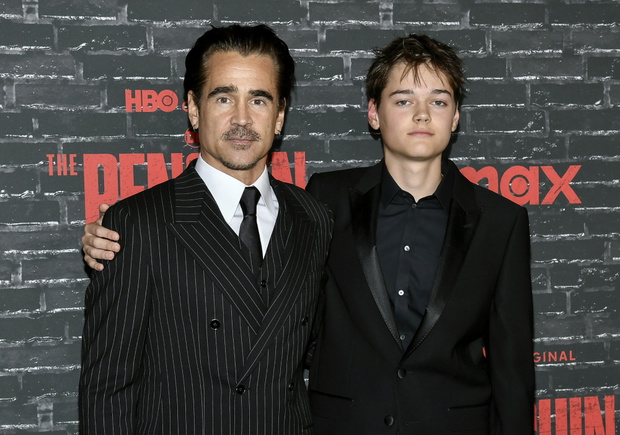 Colin Farrell, syn Henry Tadeusz Farrell, premiera serialu „The Penguin”, 17.09.2024 rok, Nowy Jork
