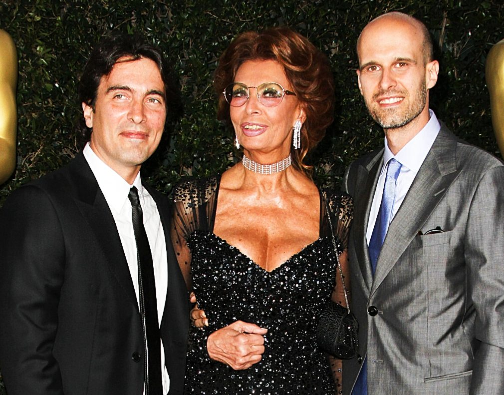 Edoardo Ponti, Sophia Loren, Carlo Ponti Jr, 2011