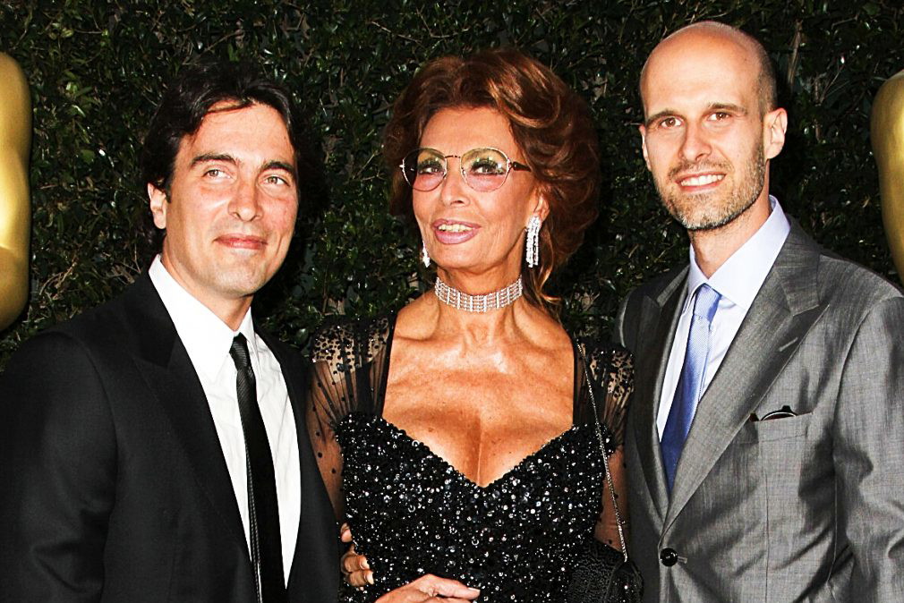Edoardo Ponti, Sophia Loren, Carlo Ponti Jr, 2011