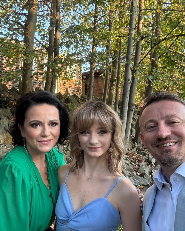 Izabela Małysz, Karolina Małysz, Adam Małysz