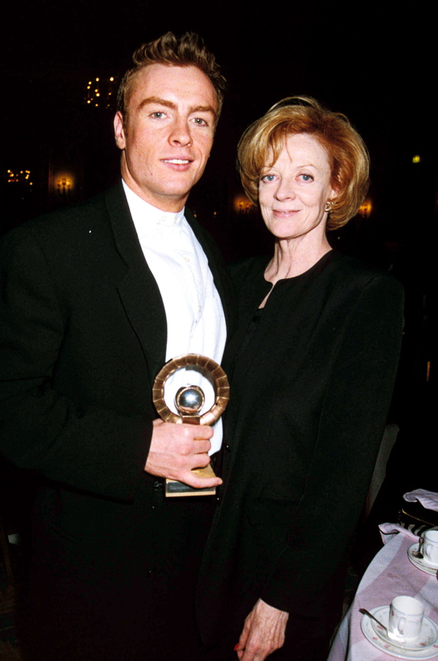 Maggie Smith i jej syn Toby Stephens, Londyn, 28.12.2005 rok