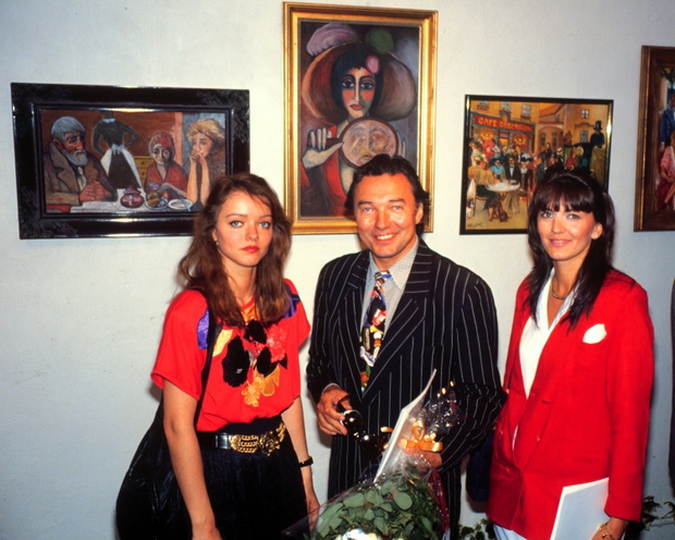 Karel Gott, Ex-Lebensgefährtin Marika Sörösova,;Tochter Domenica