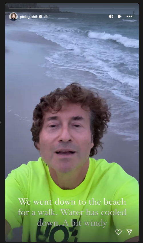 Piotr Rubik, zrzut ekranu www.instagram.com/piotr_rubik/