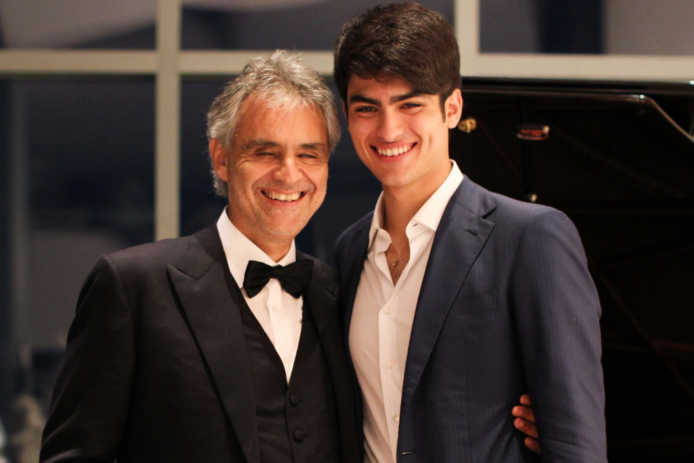 GettyImages-476427778, Andrea Bocelli, Matteo Bocelli