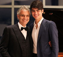 GettyImages-476427778, Andrea Bocelli, Matteo Bocelli