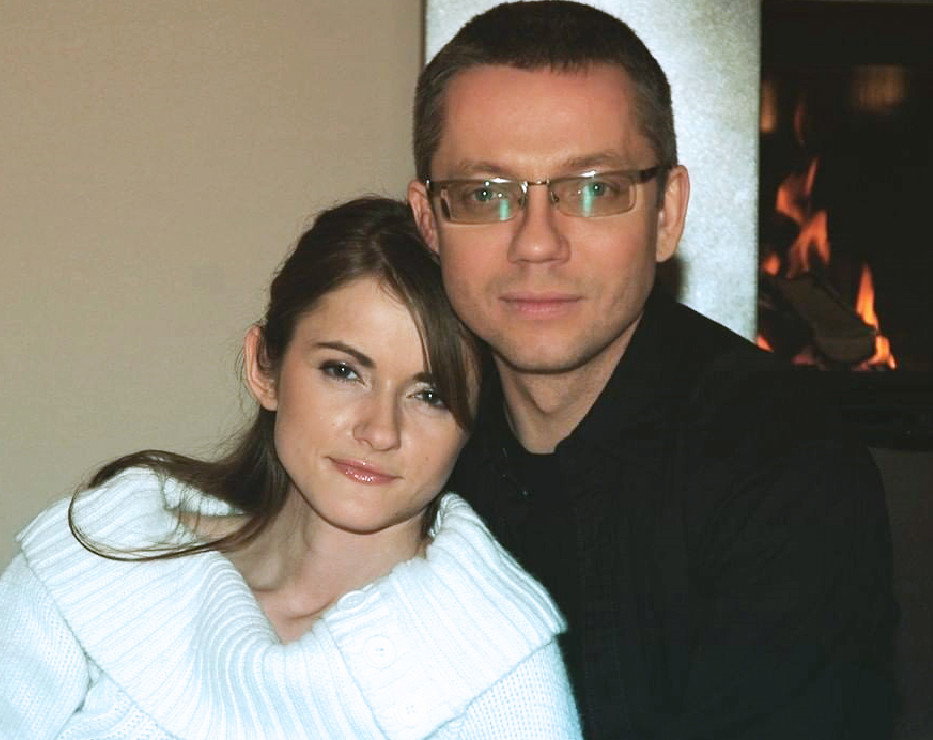 Jacek Łągwa, Karolina Raj żona