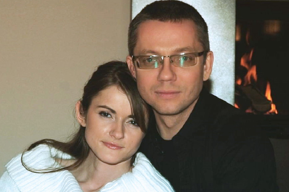 Jacek Łągwa, Karolina Raj żona